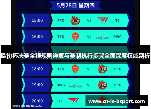 欧协杯决赛全程规则详解与赛制执行步骤全面深度权威剖析